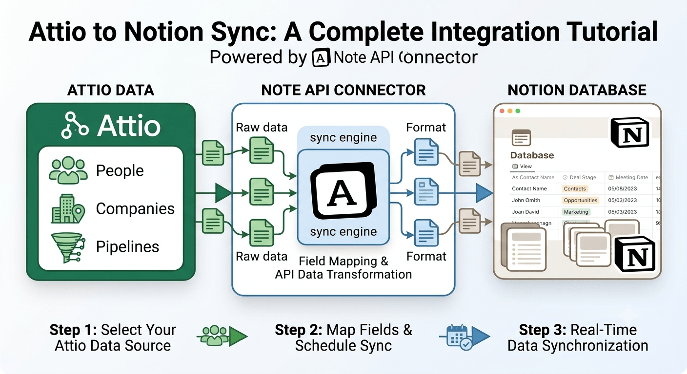 Attio Notion Integration: Sync People, Companies, and Deals into Notion