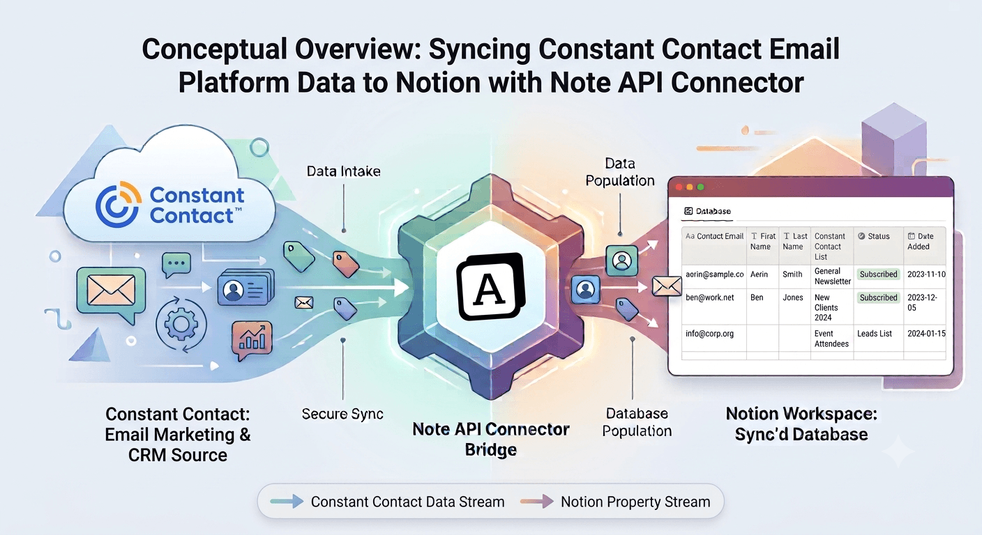 Constant Contact Notion Integration: Sync Contacts, Lists, and Campaigns into Notion