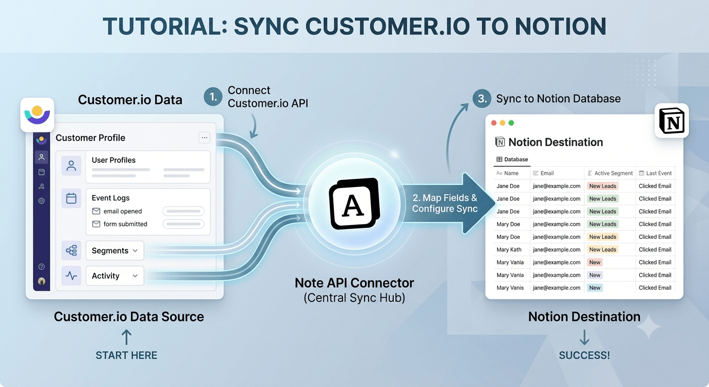 Customer.io Notion Integration: Sync Campaigns, Segments, and Messages into Notion