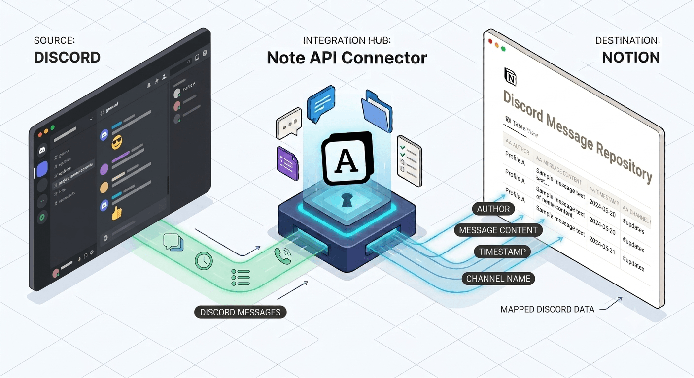 Discord Notion Integration: Sync Servers, Channels, and Members into Notion