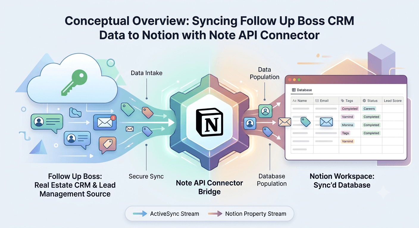 Follow Up Boss Notion Integration: Sync Contacts, Deals, and Tasks into Notion