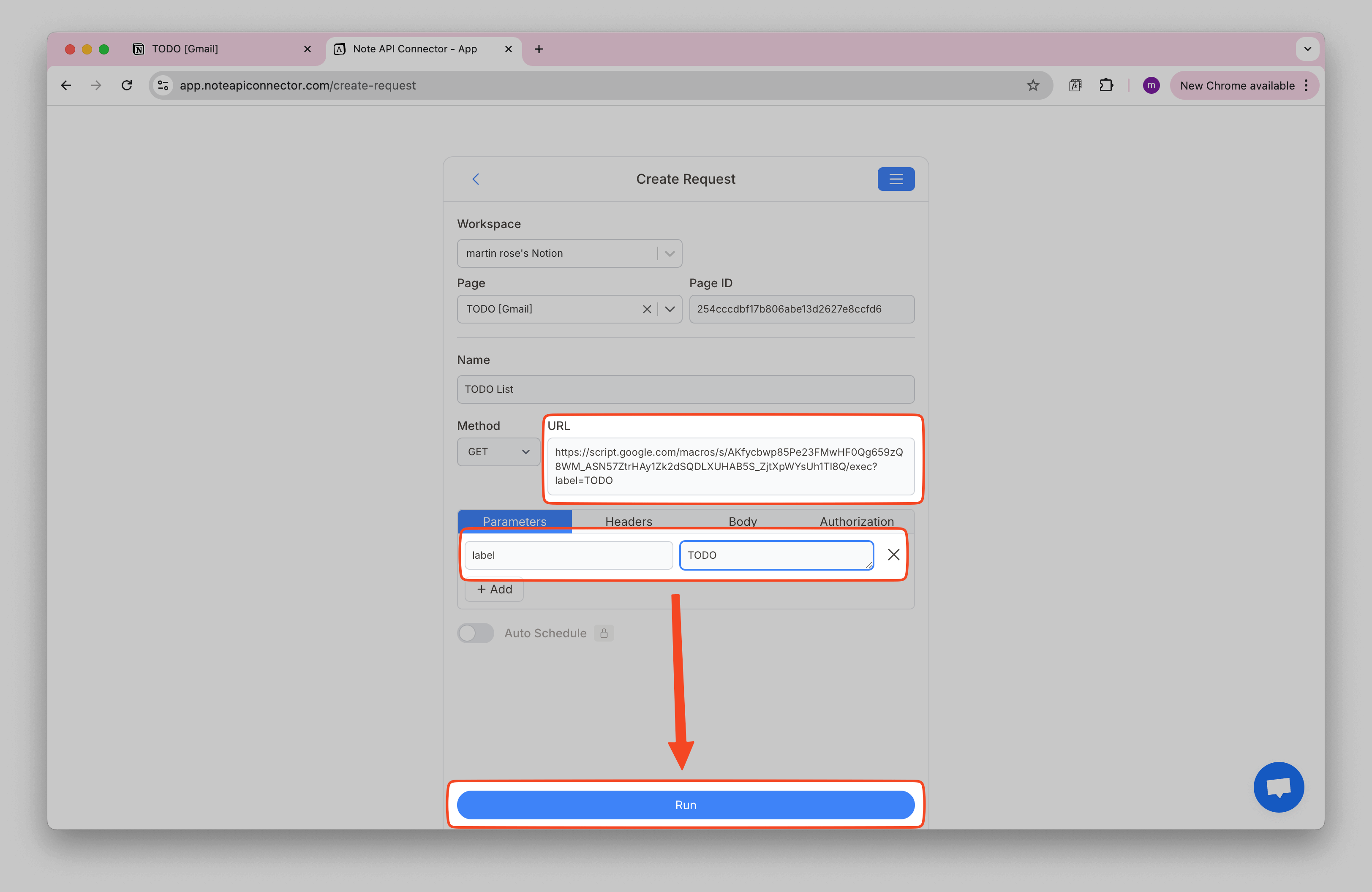Notion Gmail Todo Tasks integration Notion Gmail Todo Tasks integration