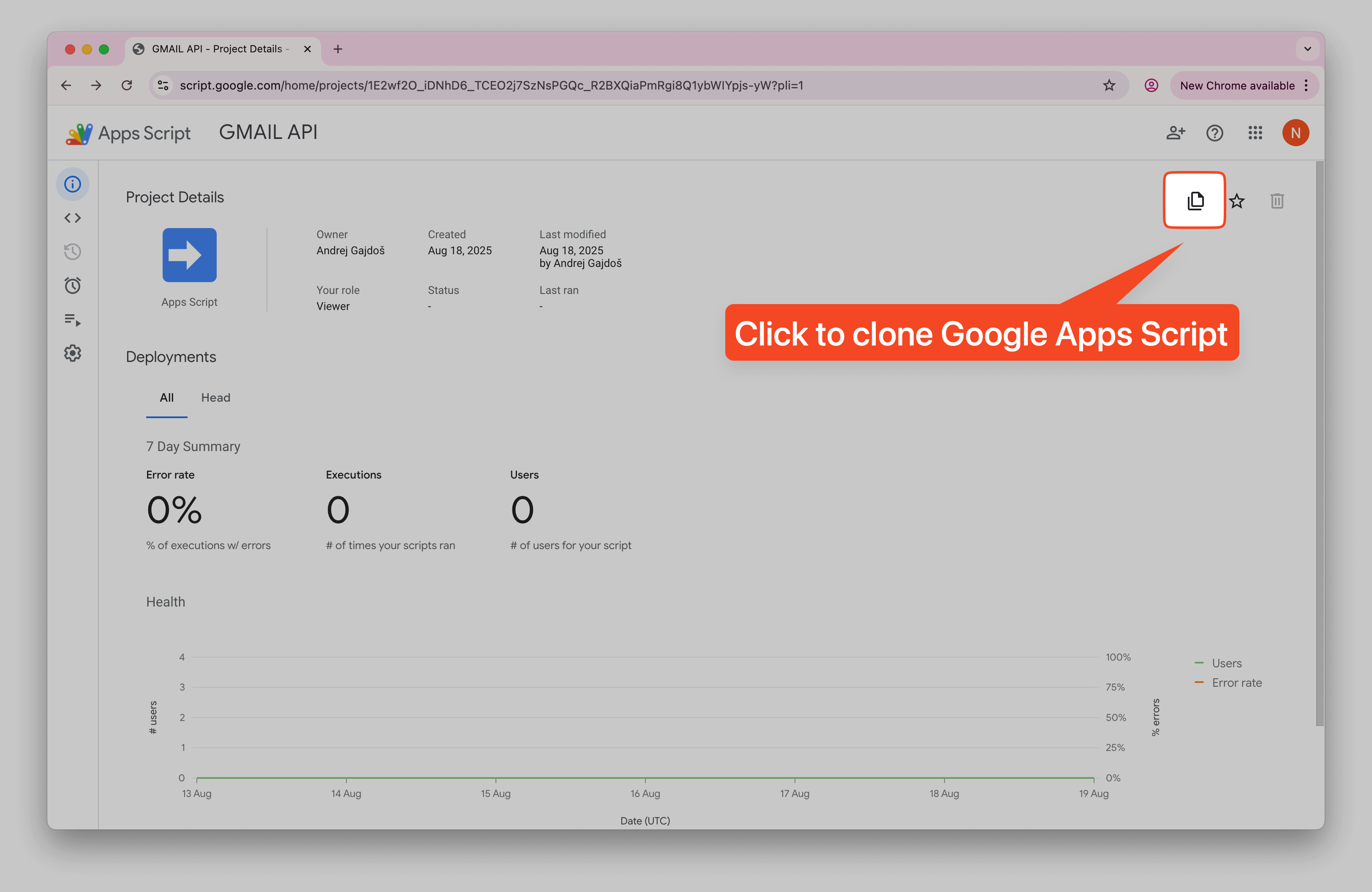Gmail Apps Script clone Gmail Apps Script clone
