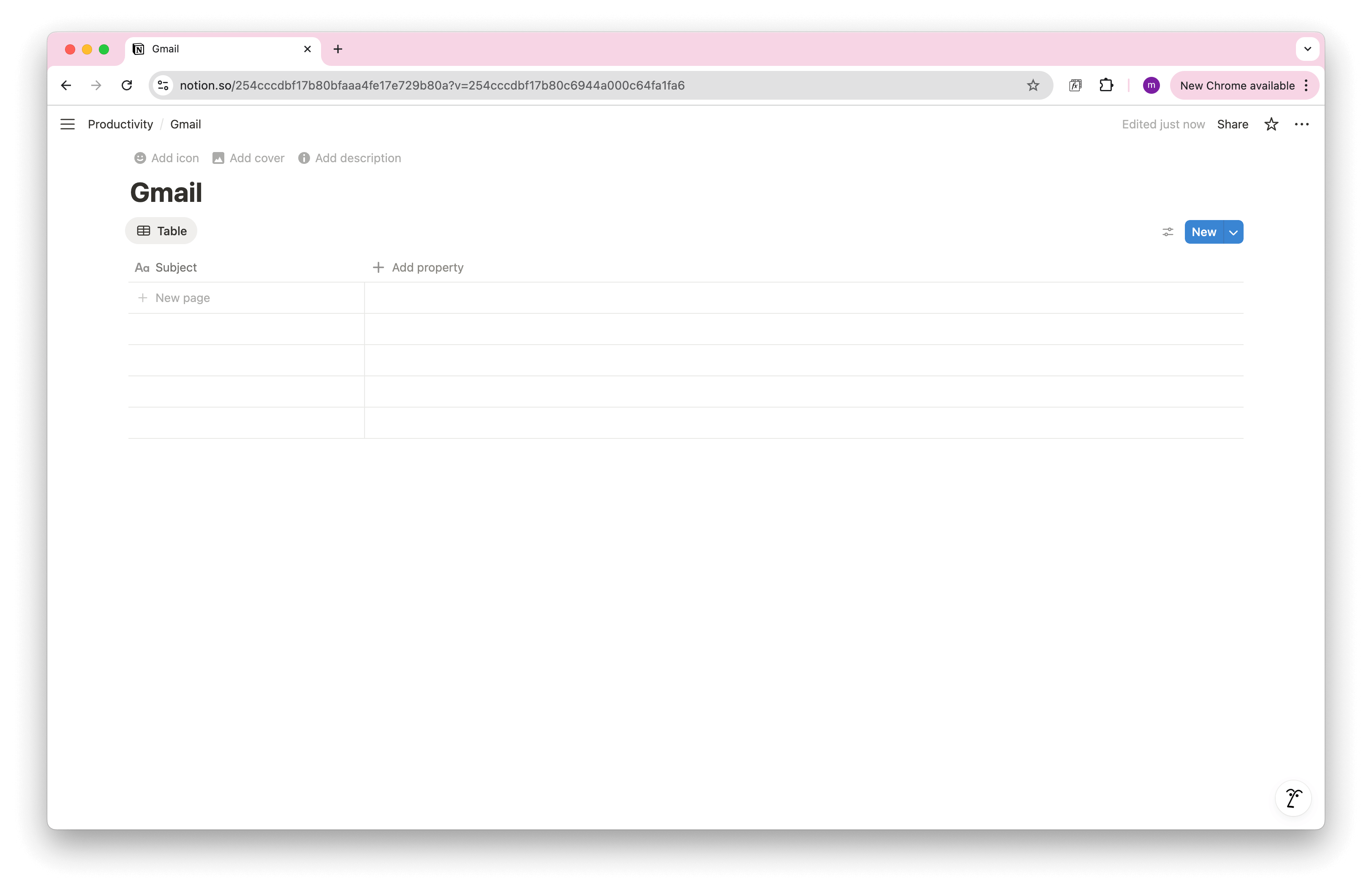Notion Gmail Data Notion Gmail Data