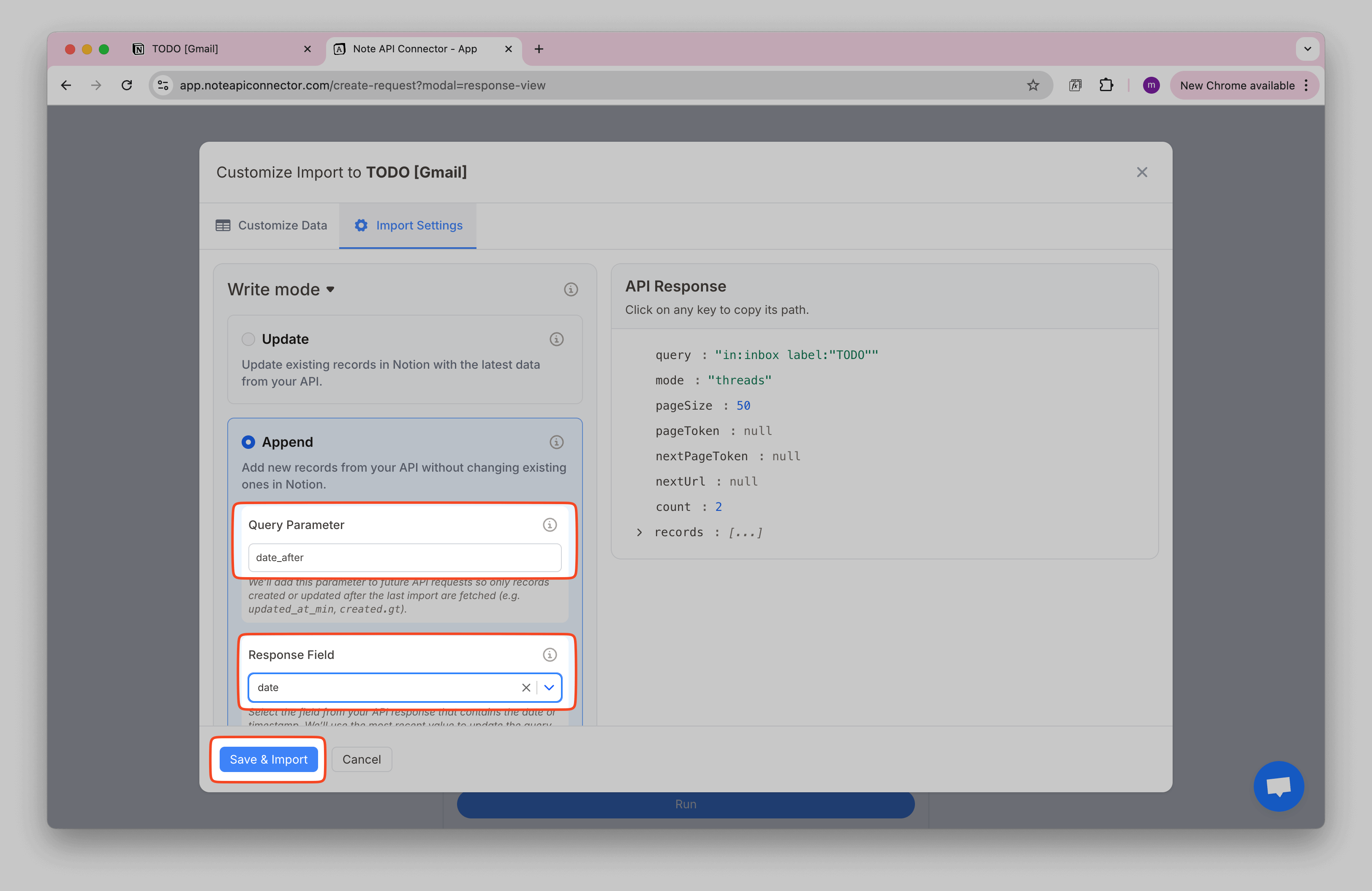 Notion Gmail Append Mode Notion Gmail Append Mode