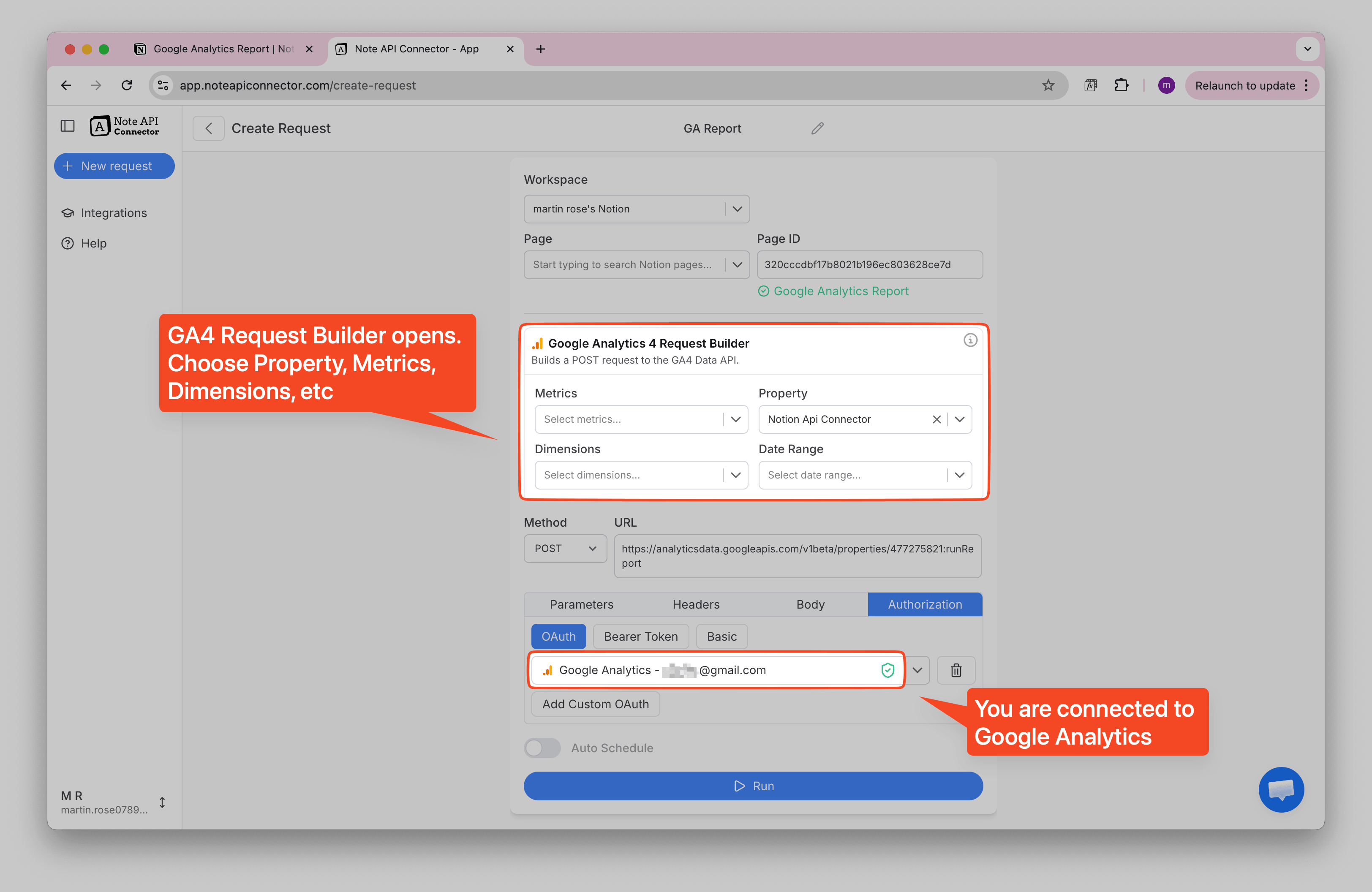 How to Import Google Analytics into Notion hero