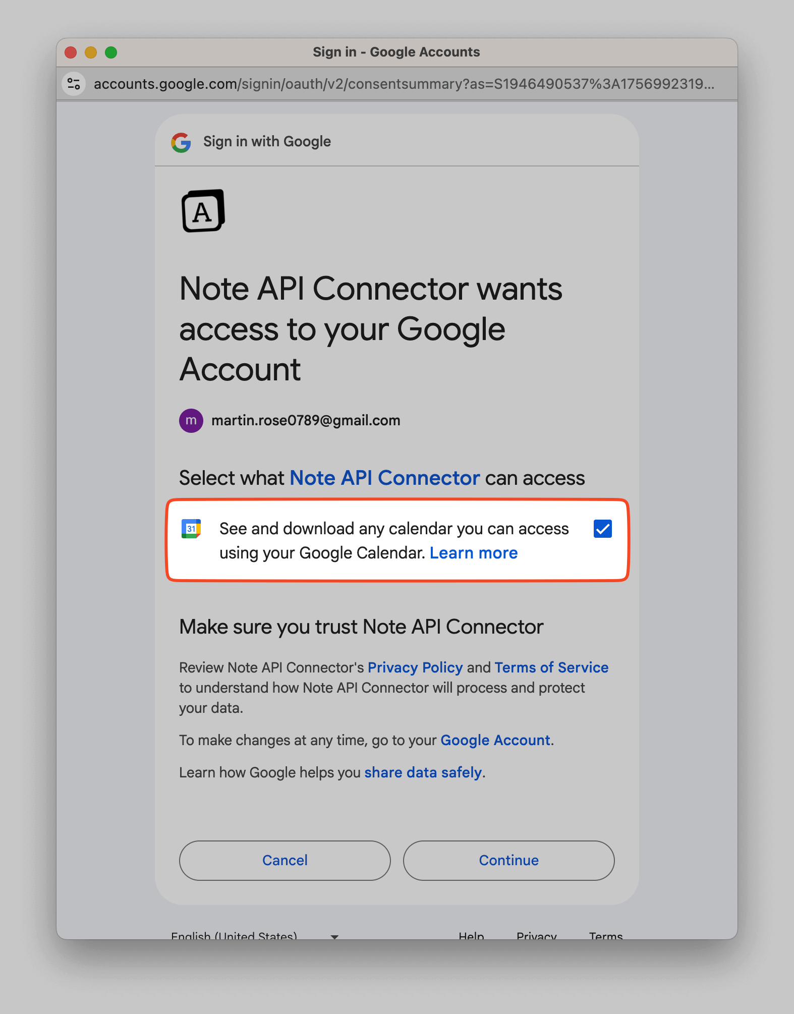 Notion Google OAuth Enable