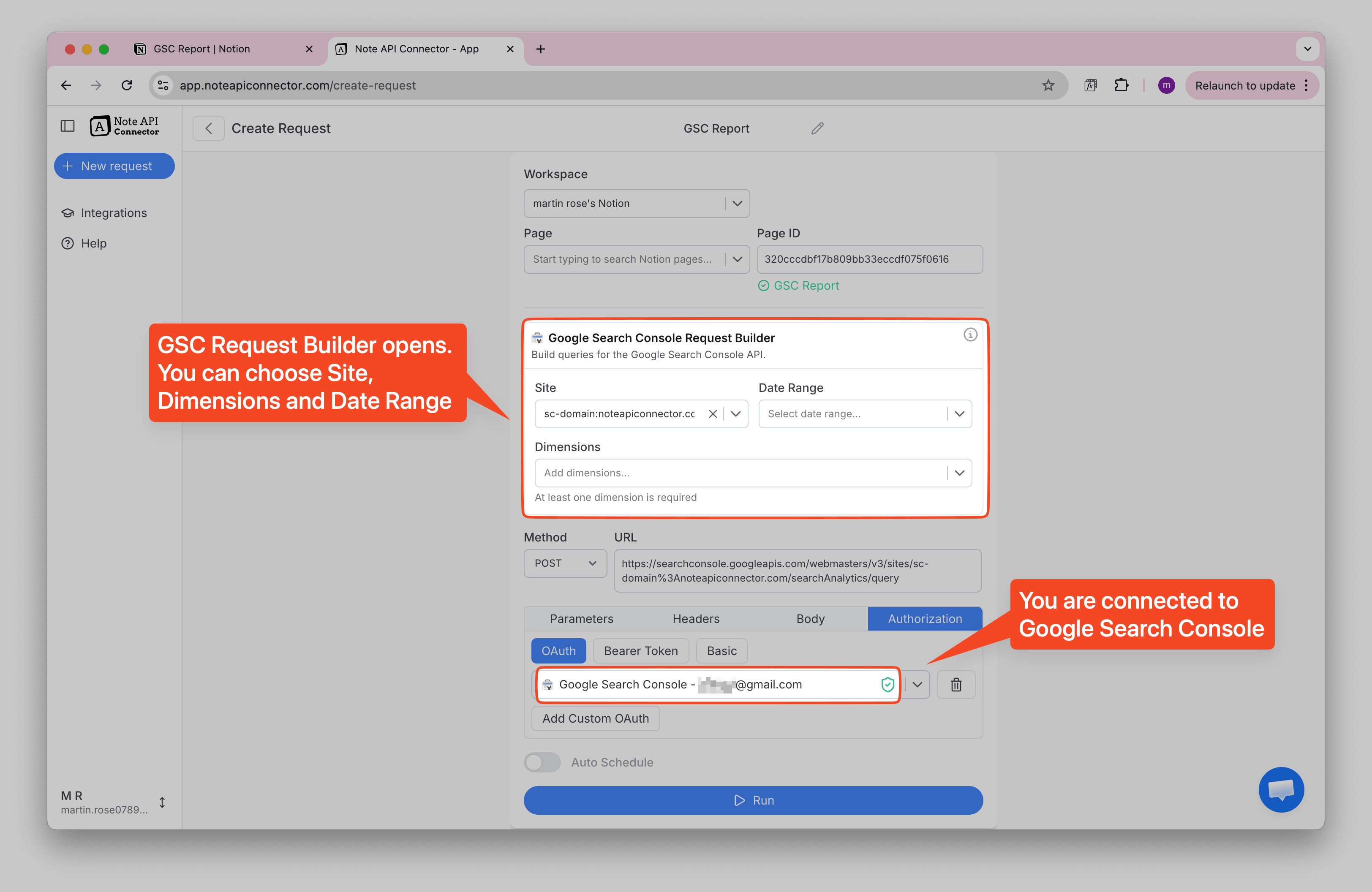 How to Import Google Search Console into Notion hero