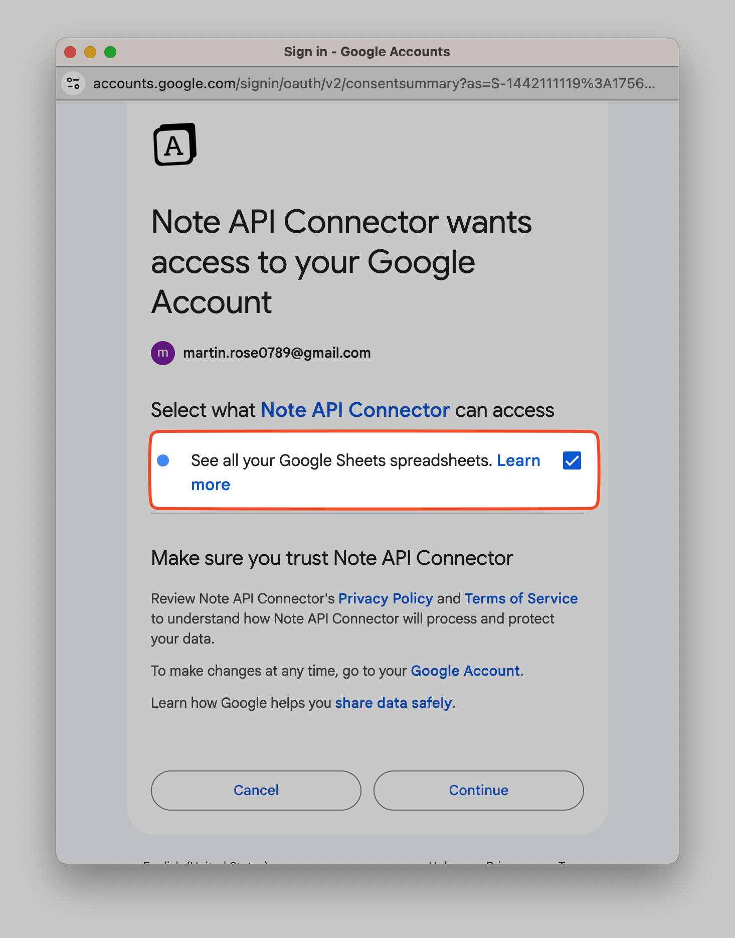 Notion Google OAuth Enable