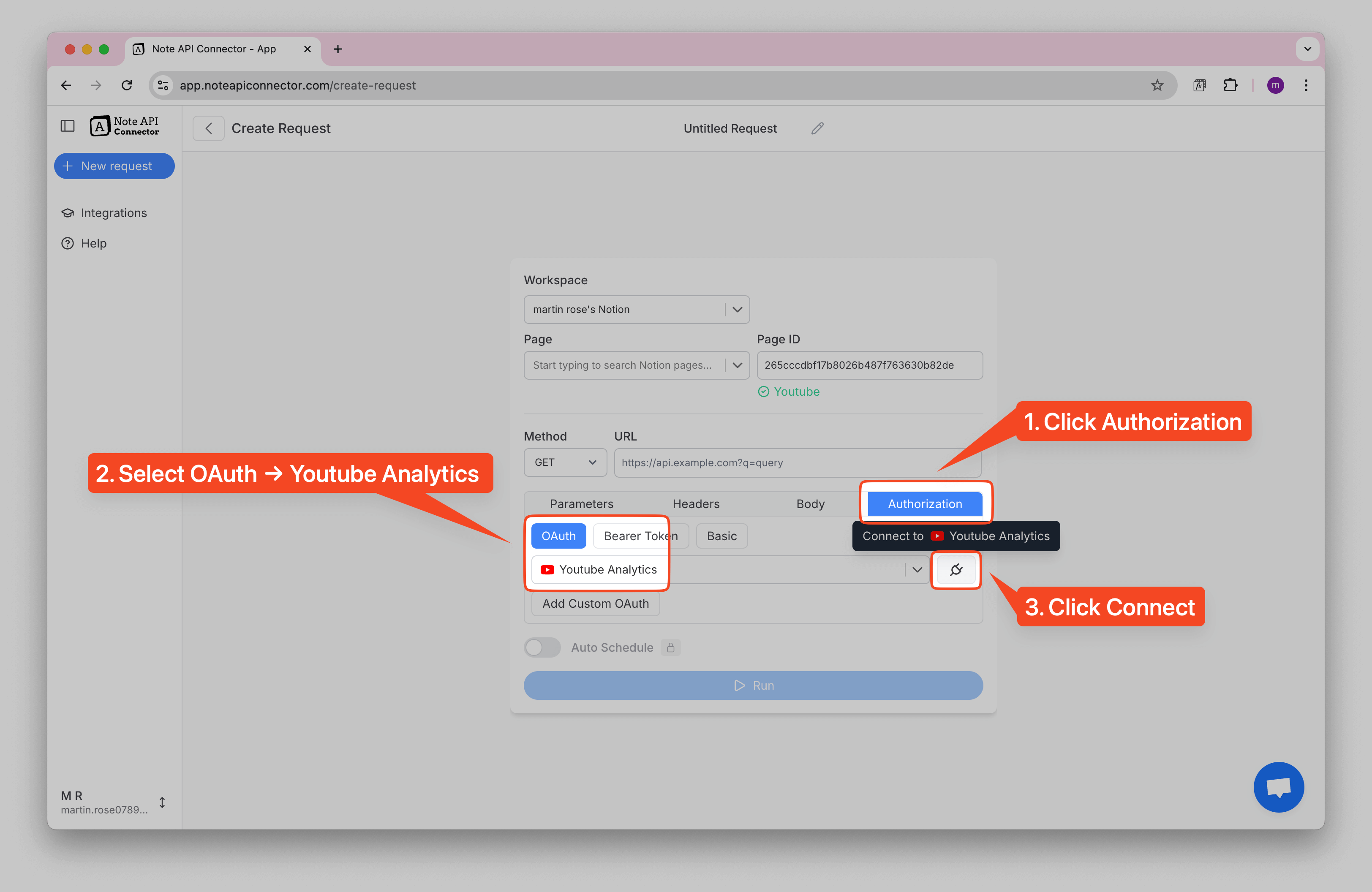 Notion Youtube Oauth Connection Notion Youtube Oauth Connection