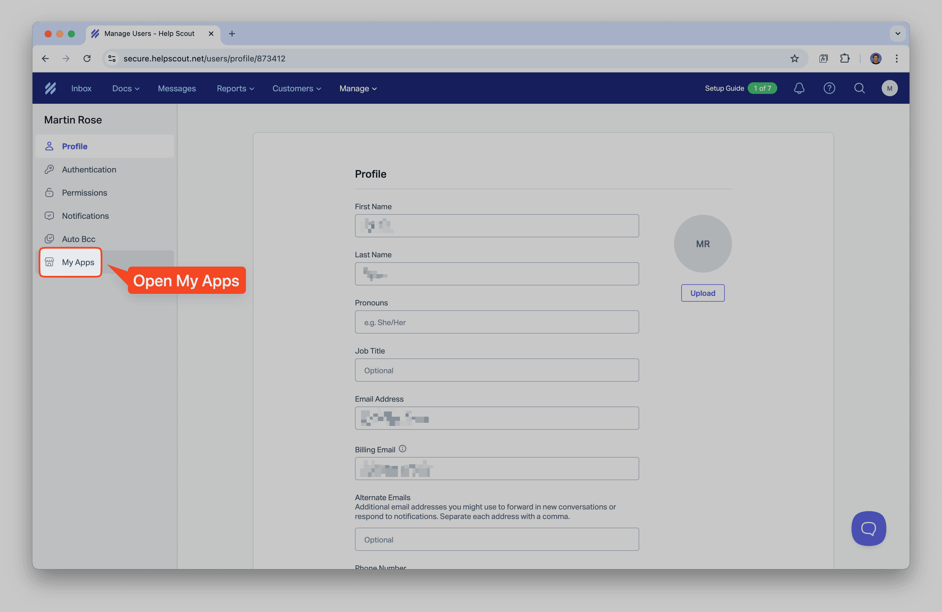 HelpScout My Apps HelpScout My Apps