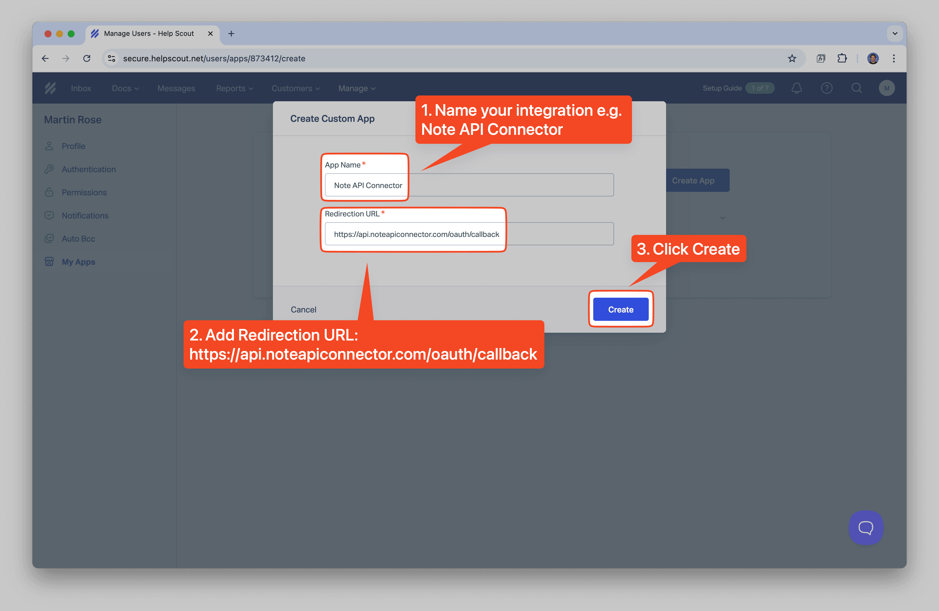 HelpScout App Parameters HelpScout App Parameters