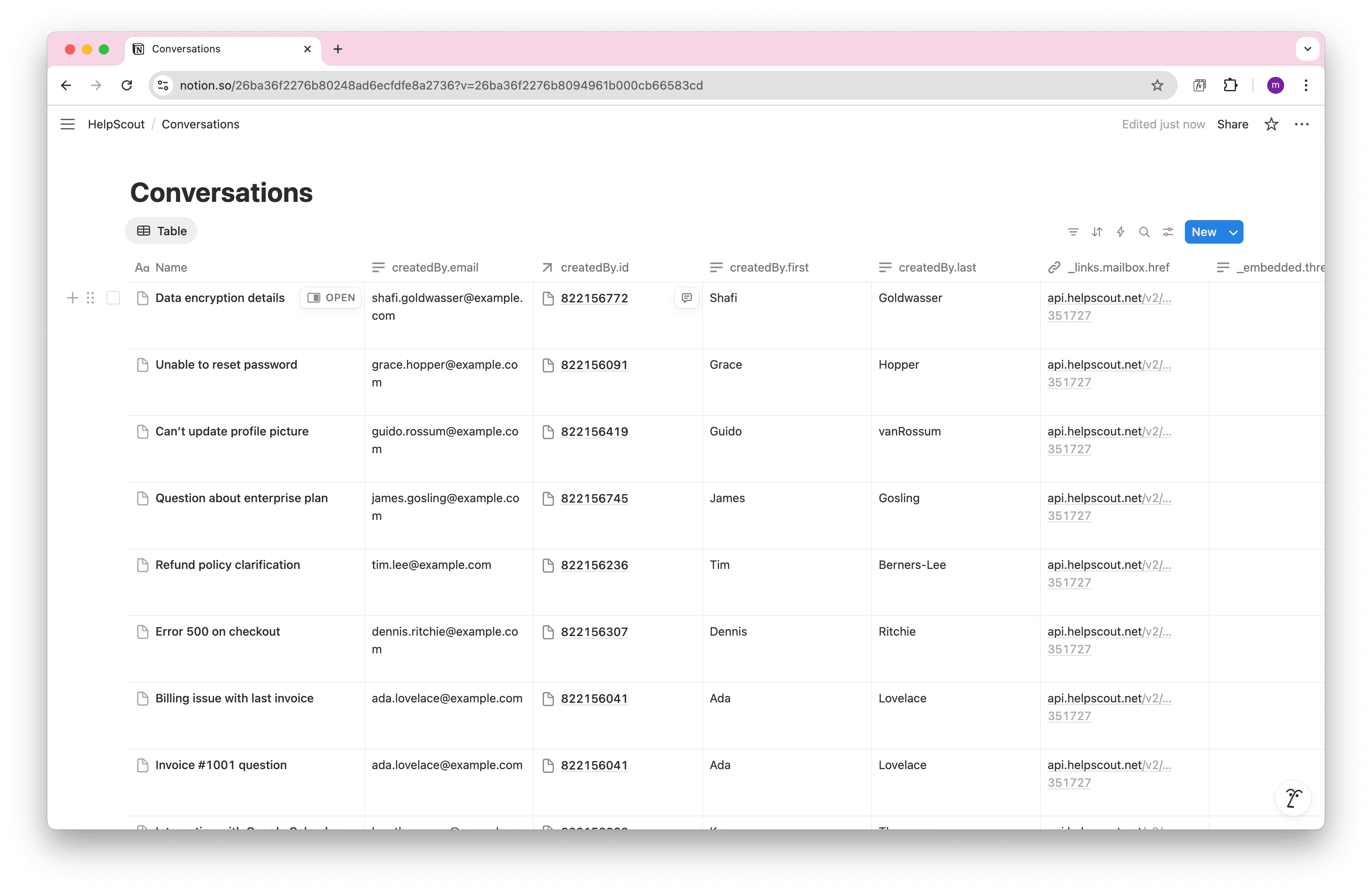 Final Notion HelpScout Integration with synced customers and conversations Final Notion HelpScout Integration with synced customers and conversations