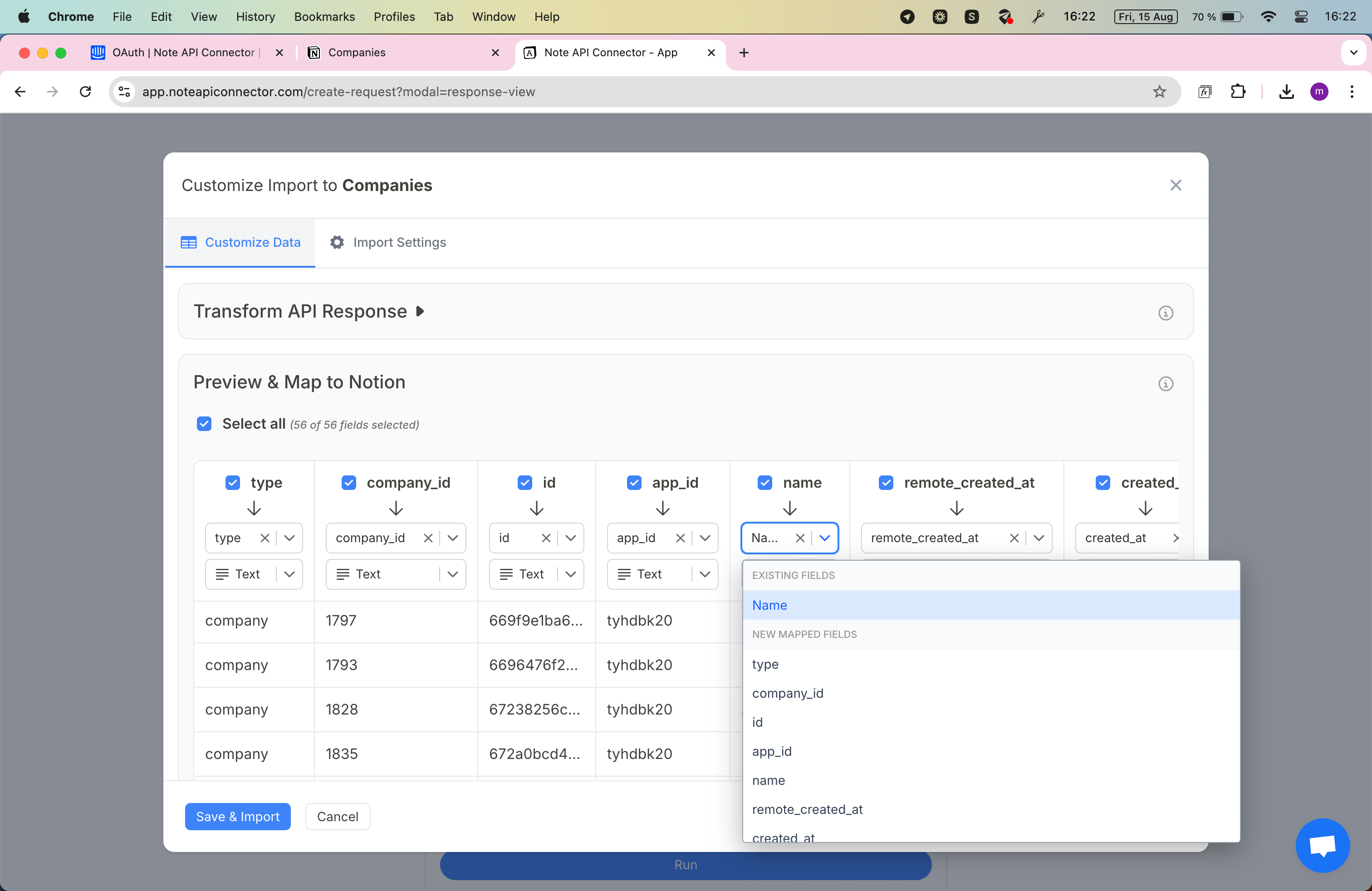 Intercom Notion Response View