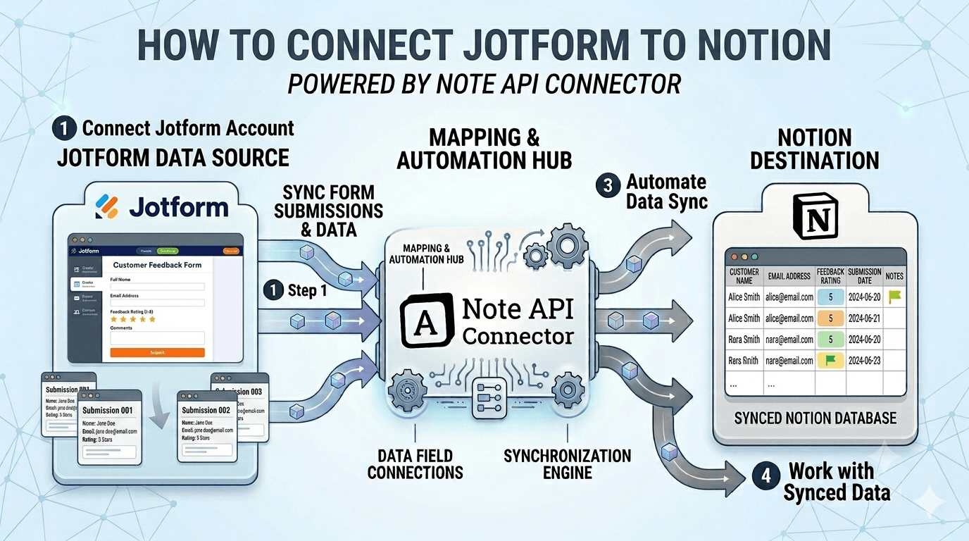 Jotform Notion Integration: Sync Form Submissions into Notion Automatically