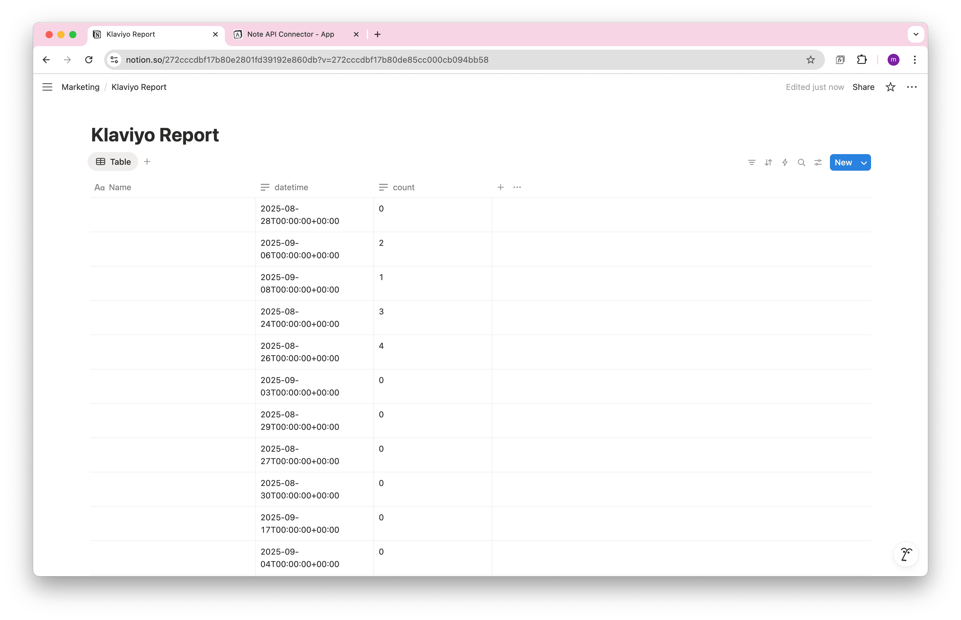 Klaviyo Data Import Success
