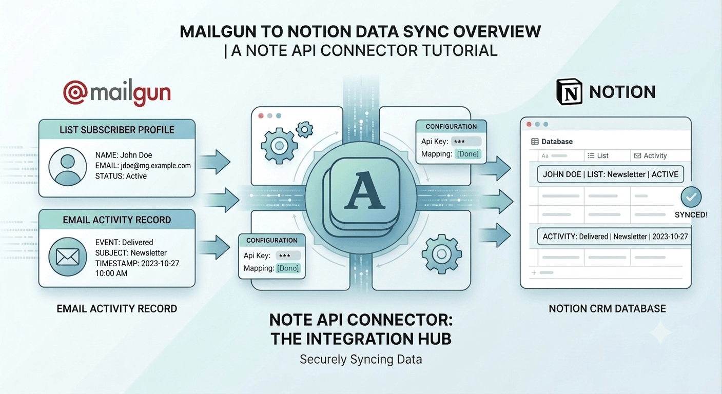 Mailgun Notion Integration: Sync Email Events, Domains, and Mailing Lists into Notion
