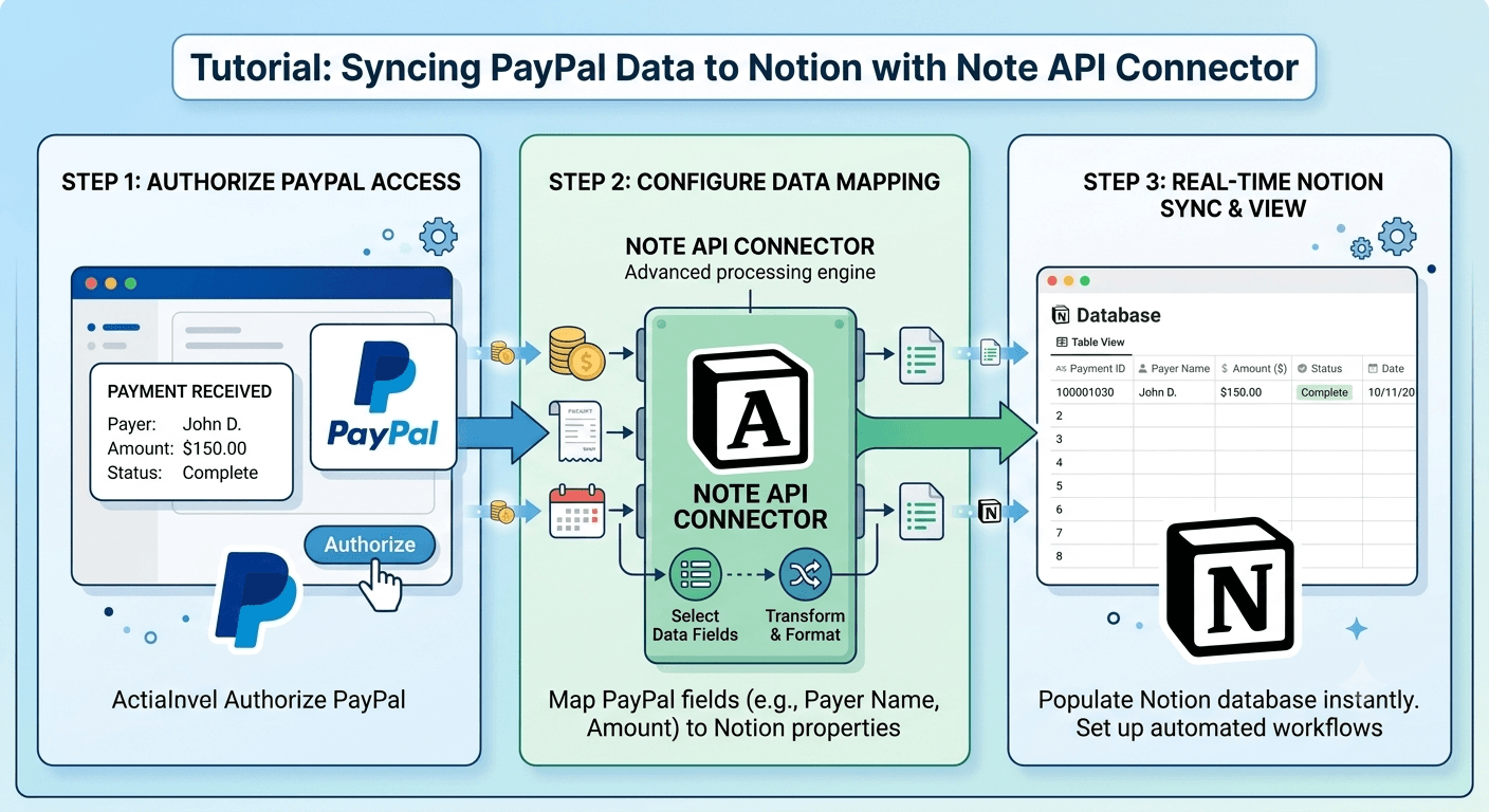 PayPal Notion Integration: Sync Transactions, Invoices, and Disputes into Notion