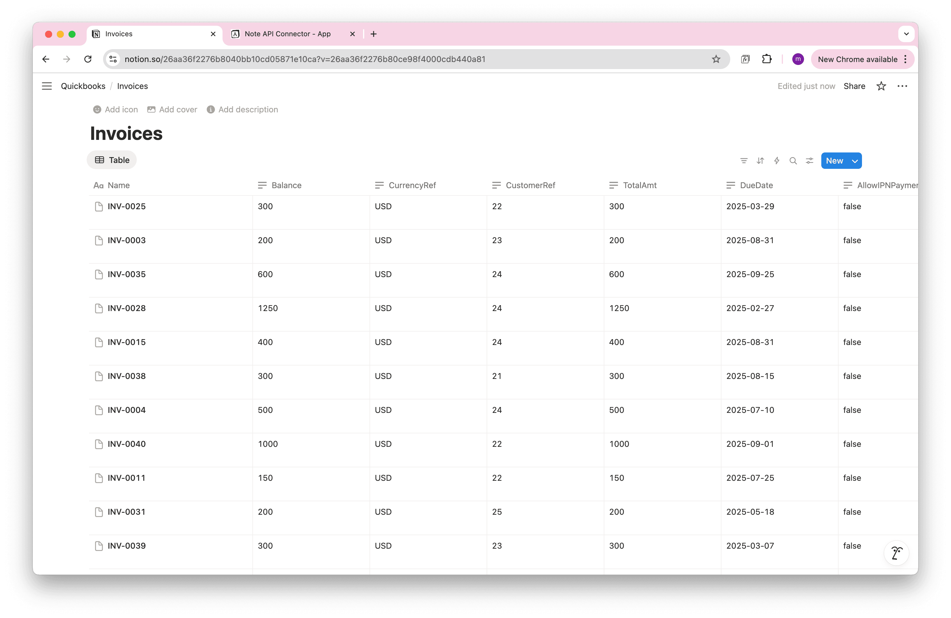 QuickBooks Invoices Import Configuration QuickBooks Invoices Import Configuration