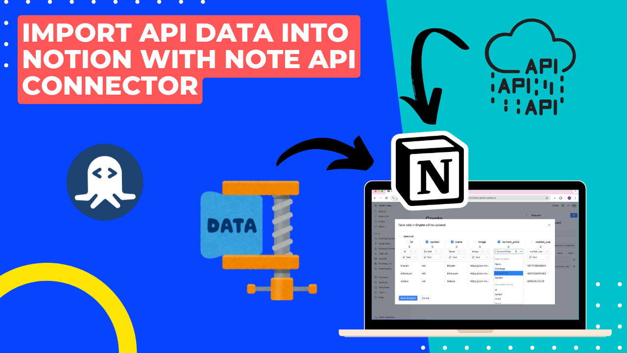 Step-by-Step Guide to Import API Data into Notion with RapidAPI