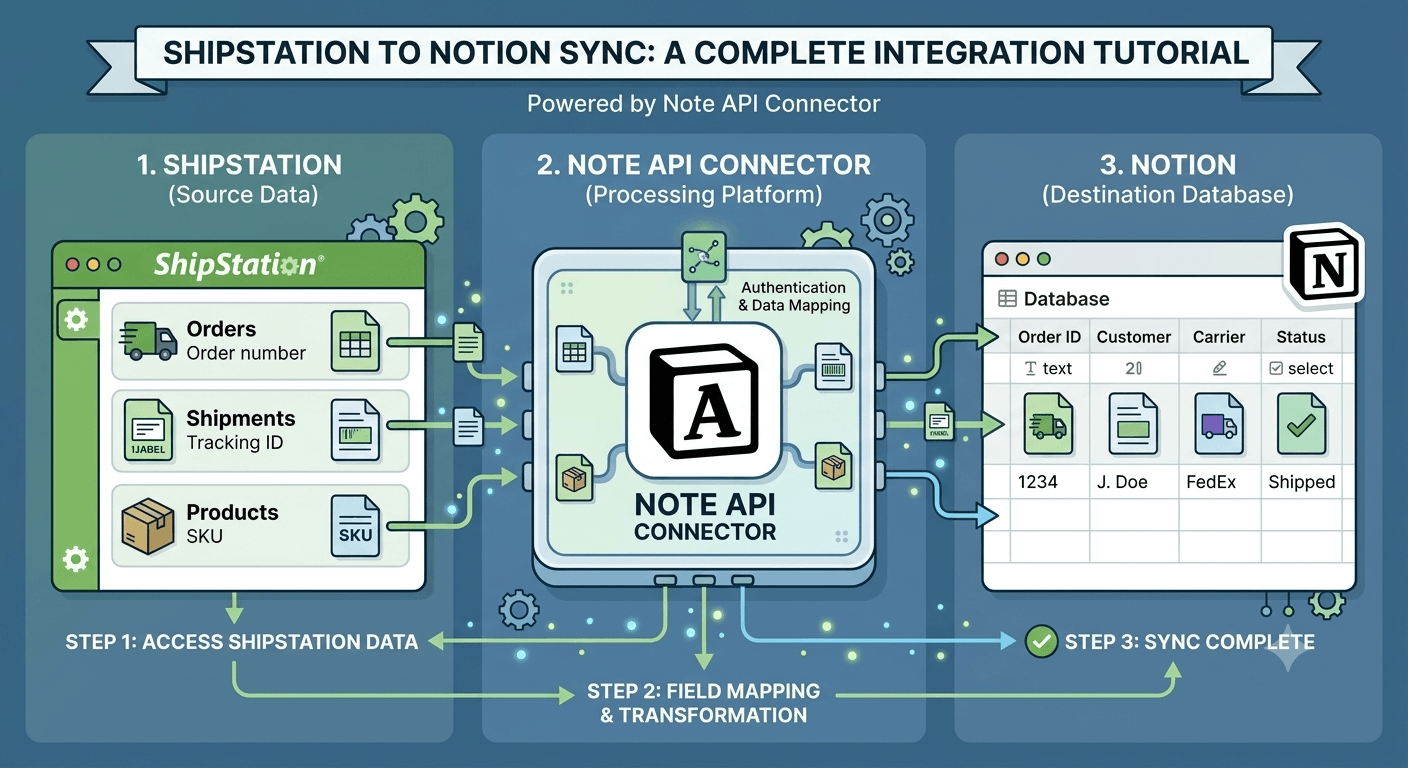 ShipStation Notion Integration: Sync Orders, Shipments, and Customers into Notion