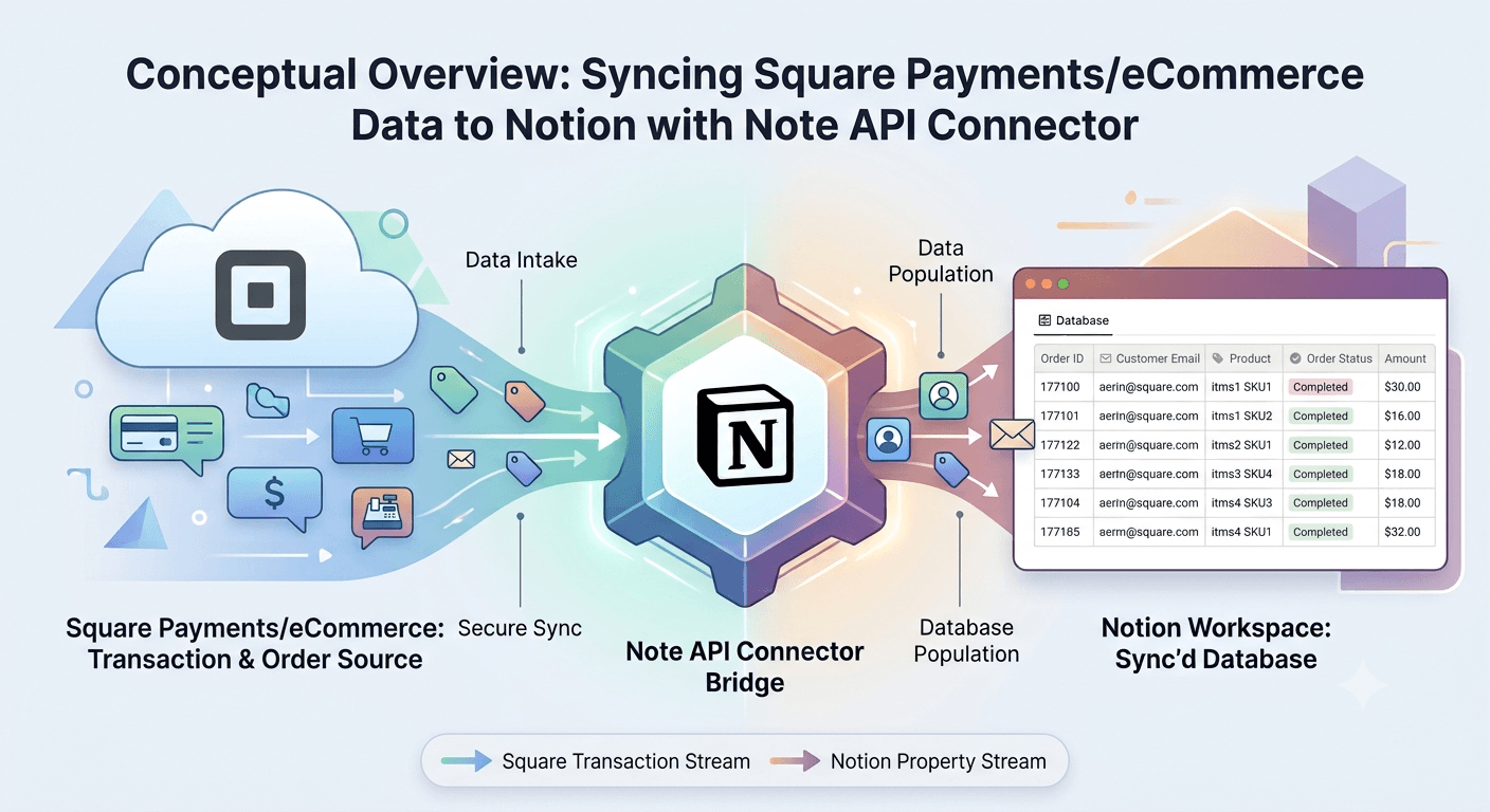 Square Notion Integration: Sync Payments, Customers, and Invoices into Notion