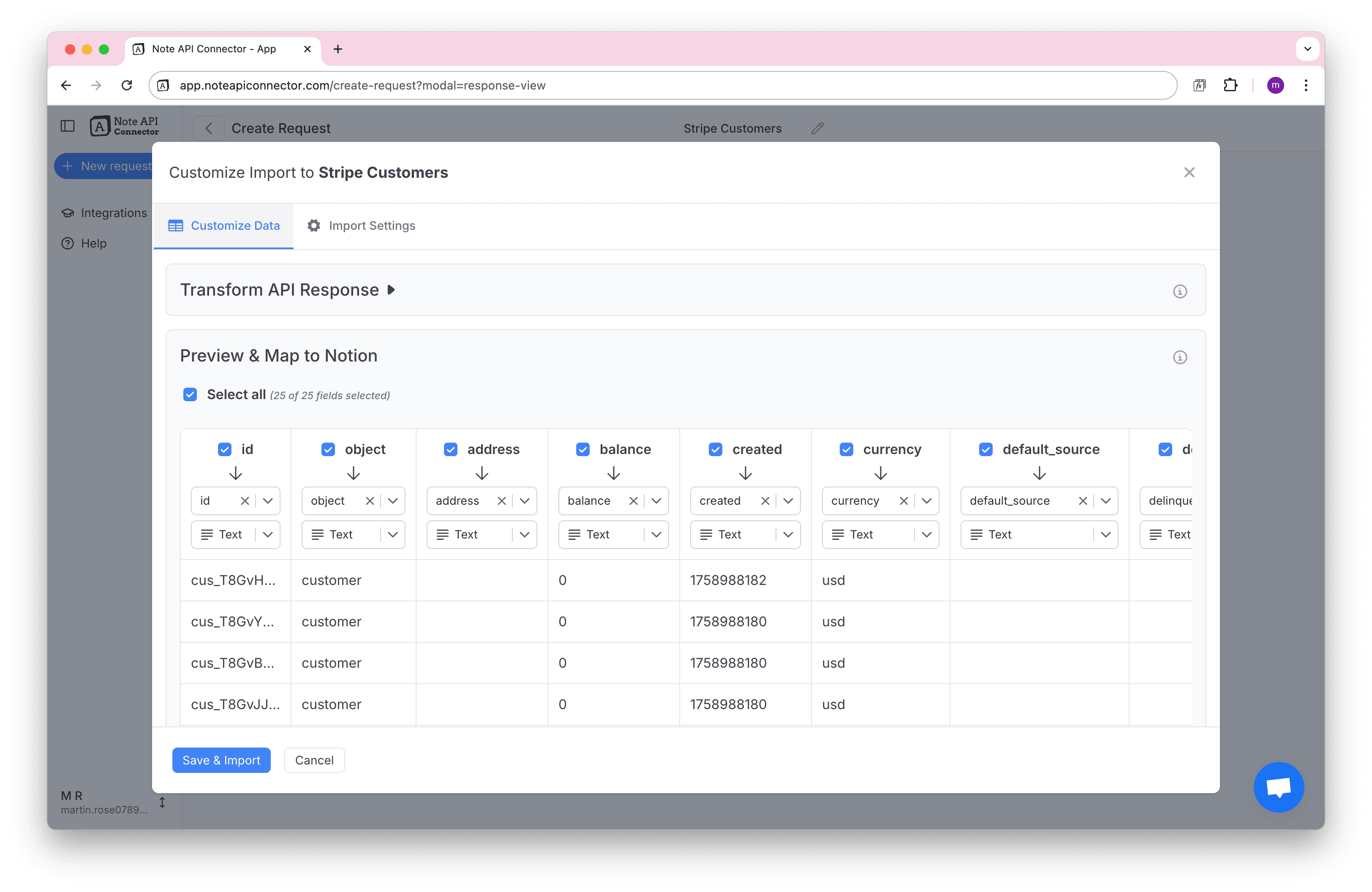 Import Stripe Customers to Notion Import Stripe Customers to Notion