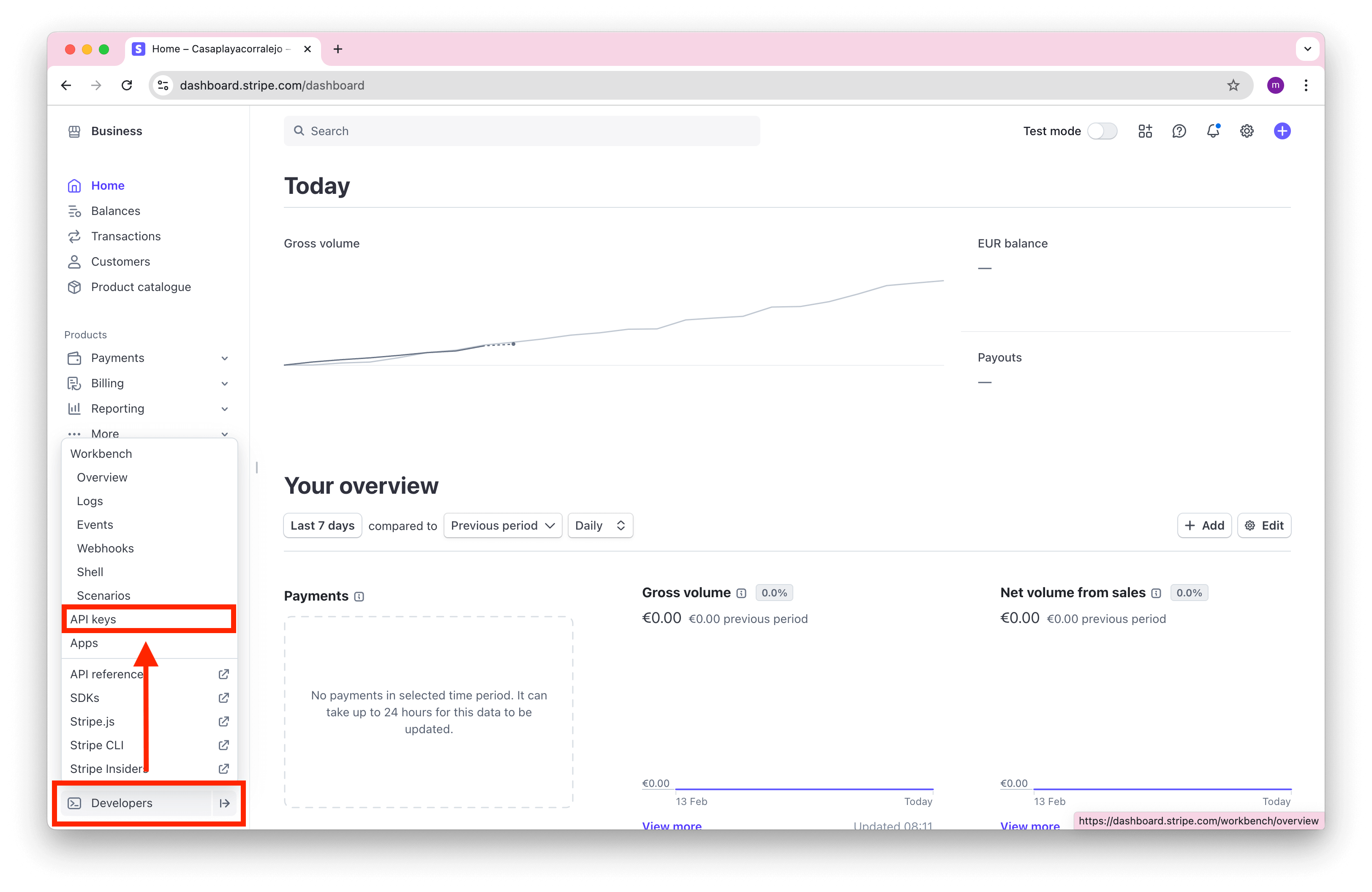 Stripe API Keys