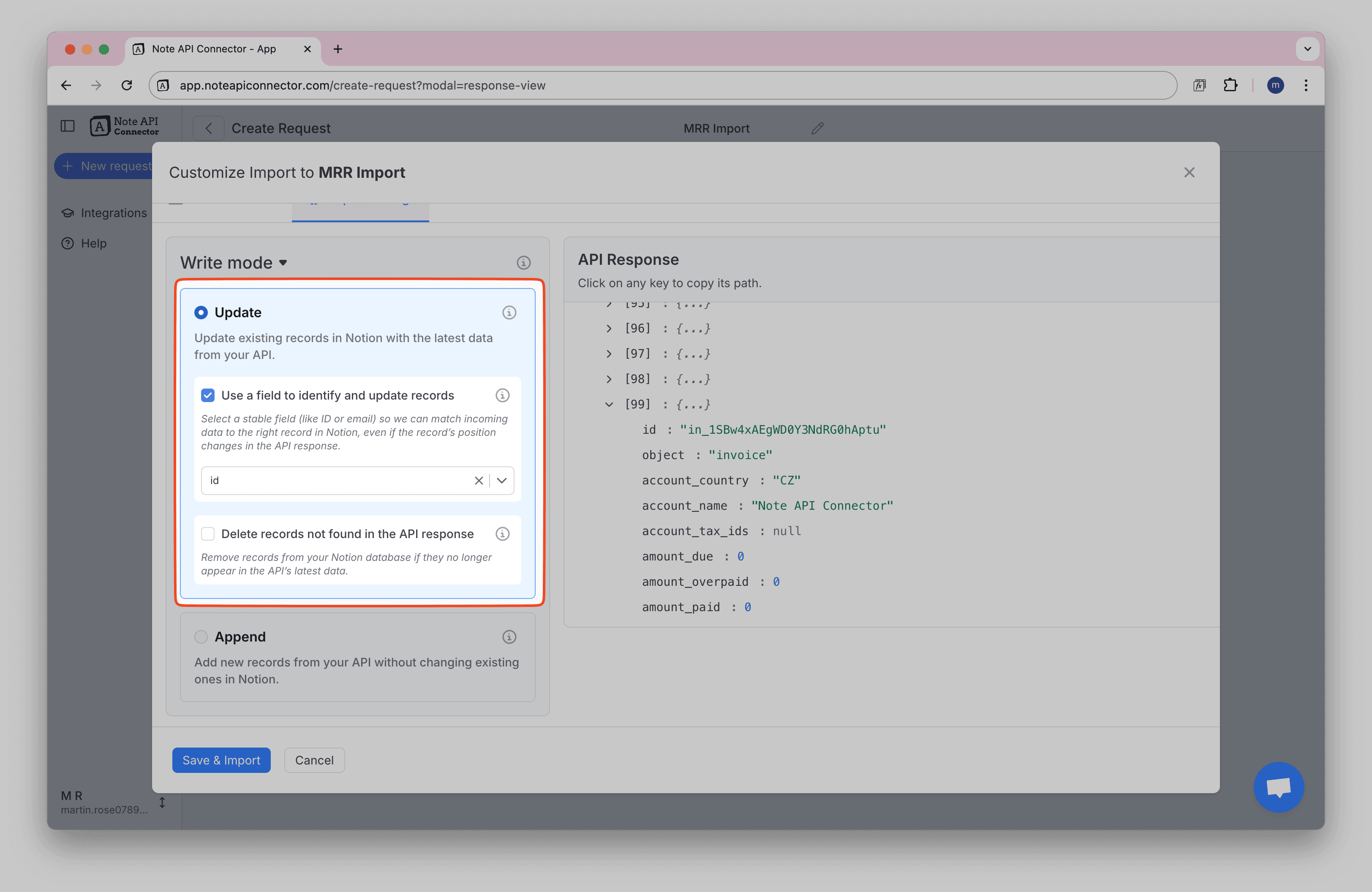 Stripe Invoices Update Mode Stripe Invoices Update Mode