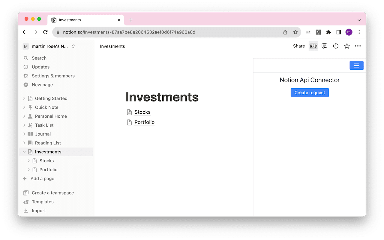 Note Api Connector Authenticated