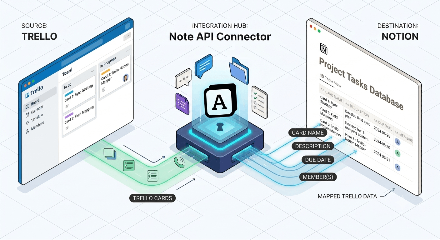 Trello Notion Integration: Sync Boards, Cards, and Lists into Notion