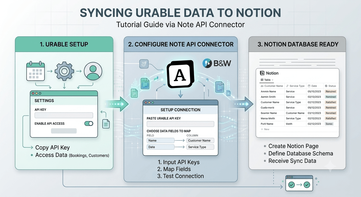 Urable Notion Integration: Sync Customers and Items into Notion