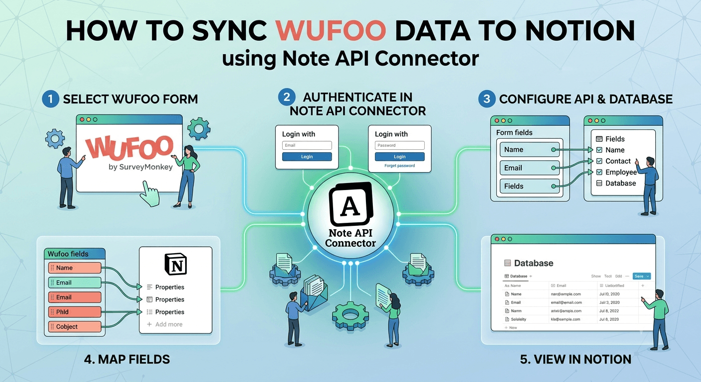 Wufoo Notion Integration: Sync Forms, Entries, and Reports into Notion