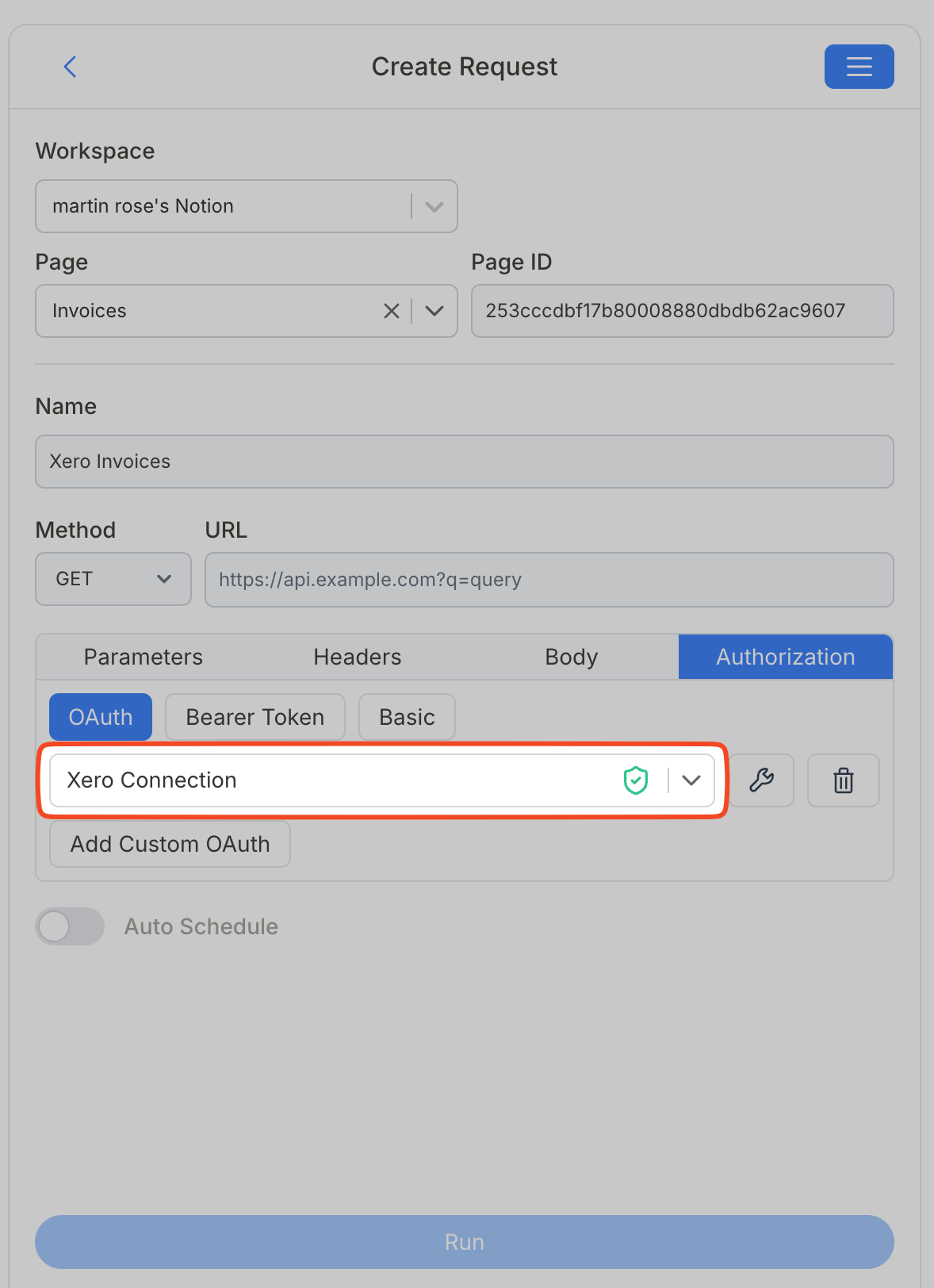 Notion Xero OAuth Success Notion Xero OAuth Success