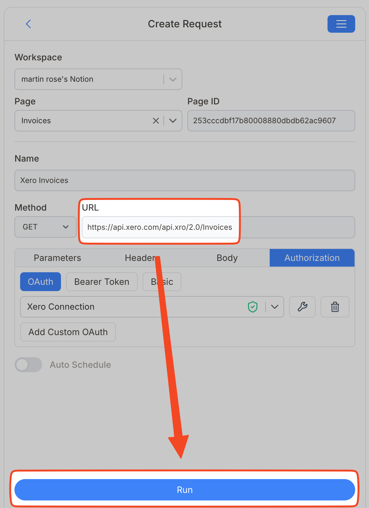 Xero Notion Integration Xero Notion Integration