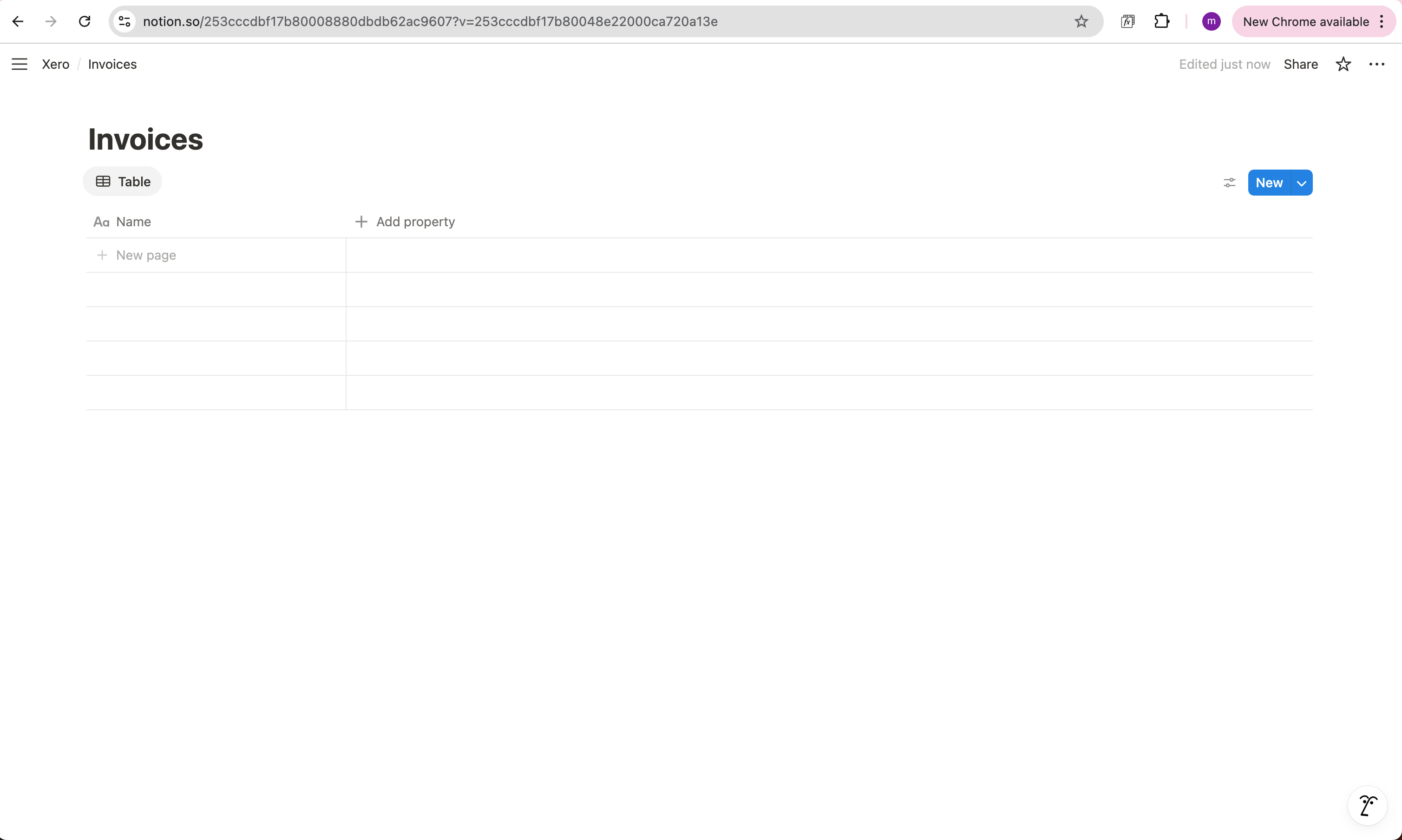 Notion Xero Invoices Notion Xero Invoices